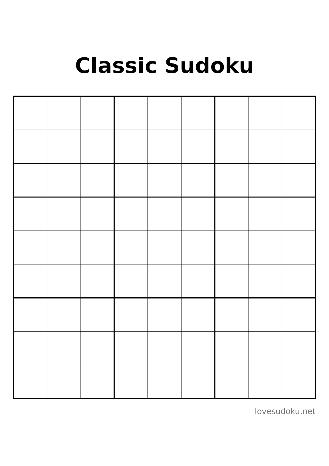 make a sudoku